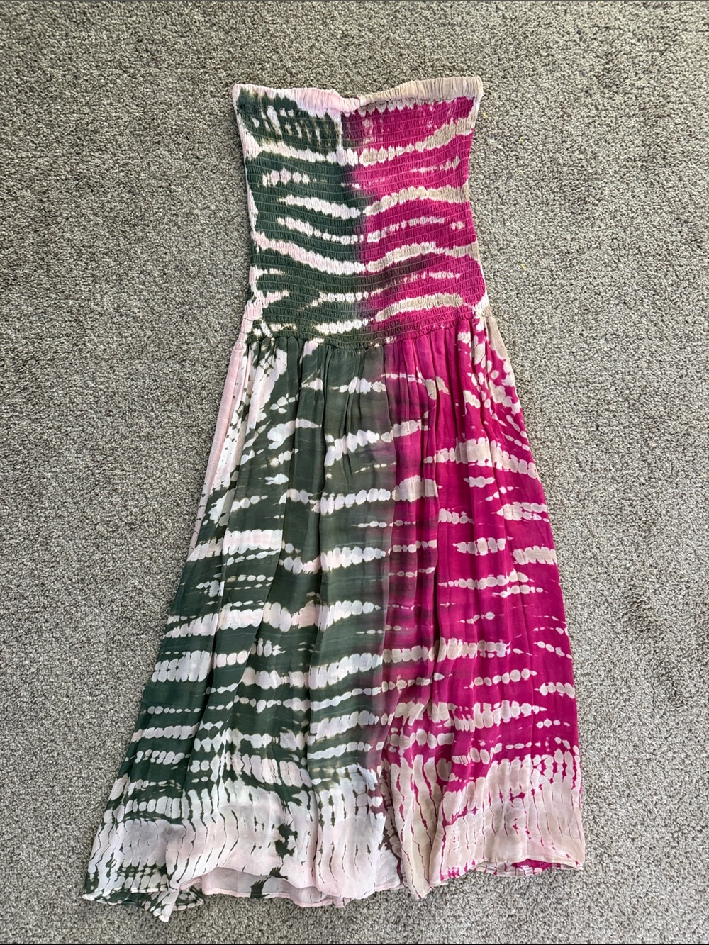 Young Fabulous & Broke YFB Midi Strapless Dress